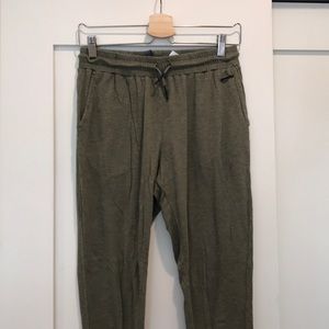 NWOT Green Ruched Ankle Joggers